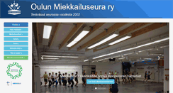Desktop Screenshot of oulunmiekkailuseura.fi