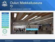 Tablet Screenshot of oulunmiekkailuseura.fi
